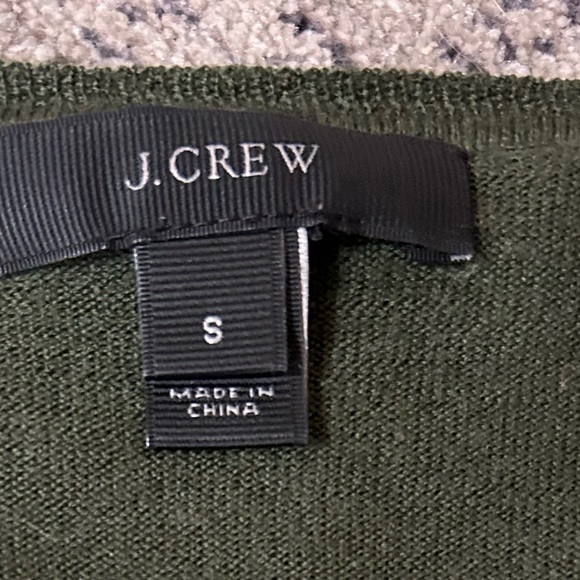 J Crew emerald green thin sweater. Size S. Barely worn - Picture 2 of 2